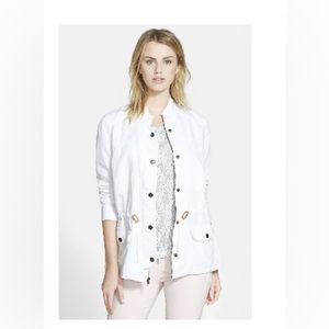 Hinge Drapey Military Jacket, size medium